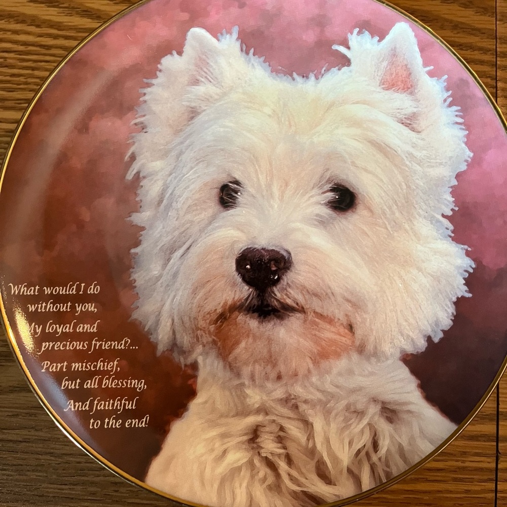 Westie Plate